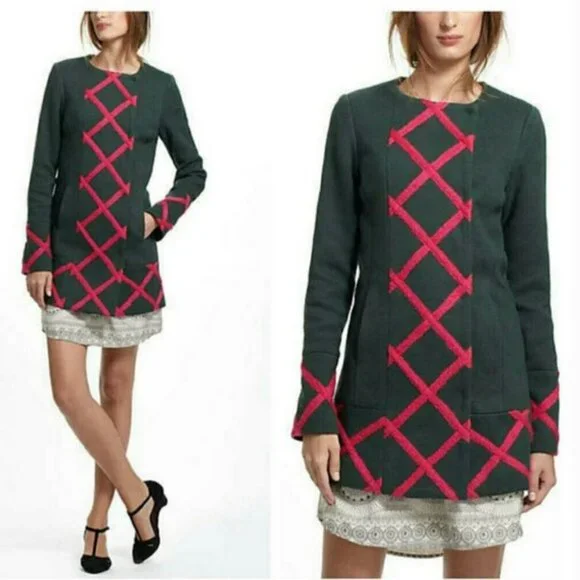 elevenses Anthropologie Tamarisk Lattice Coat - 2